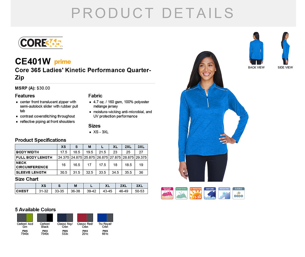 Thumbnail: CG Performance 1/4 Zip