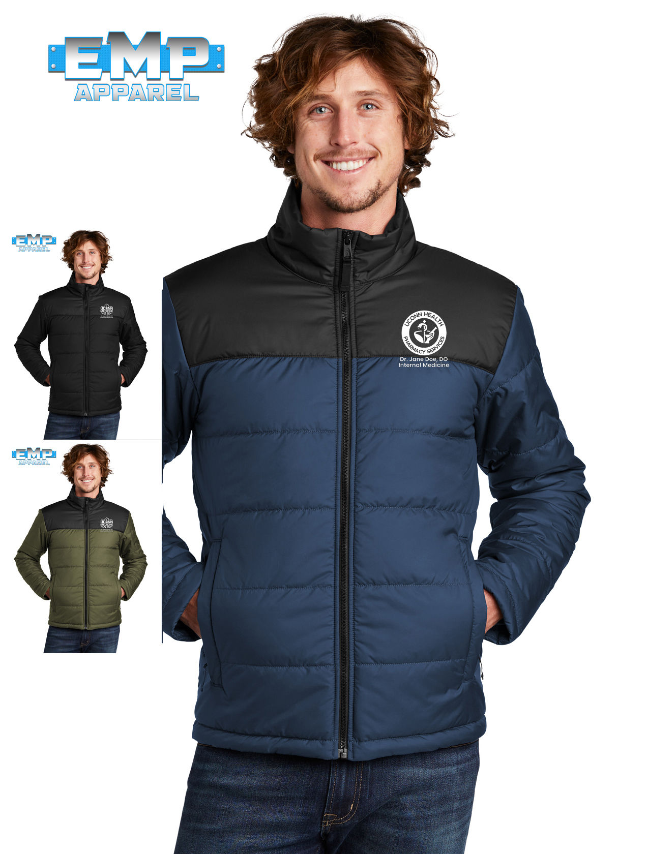 UConn Pharmacy Insulated Jacket