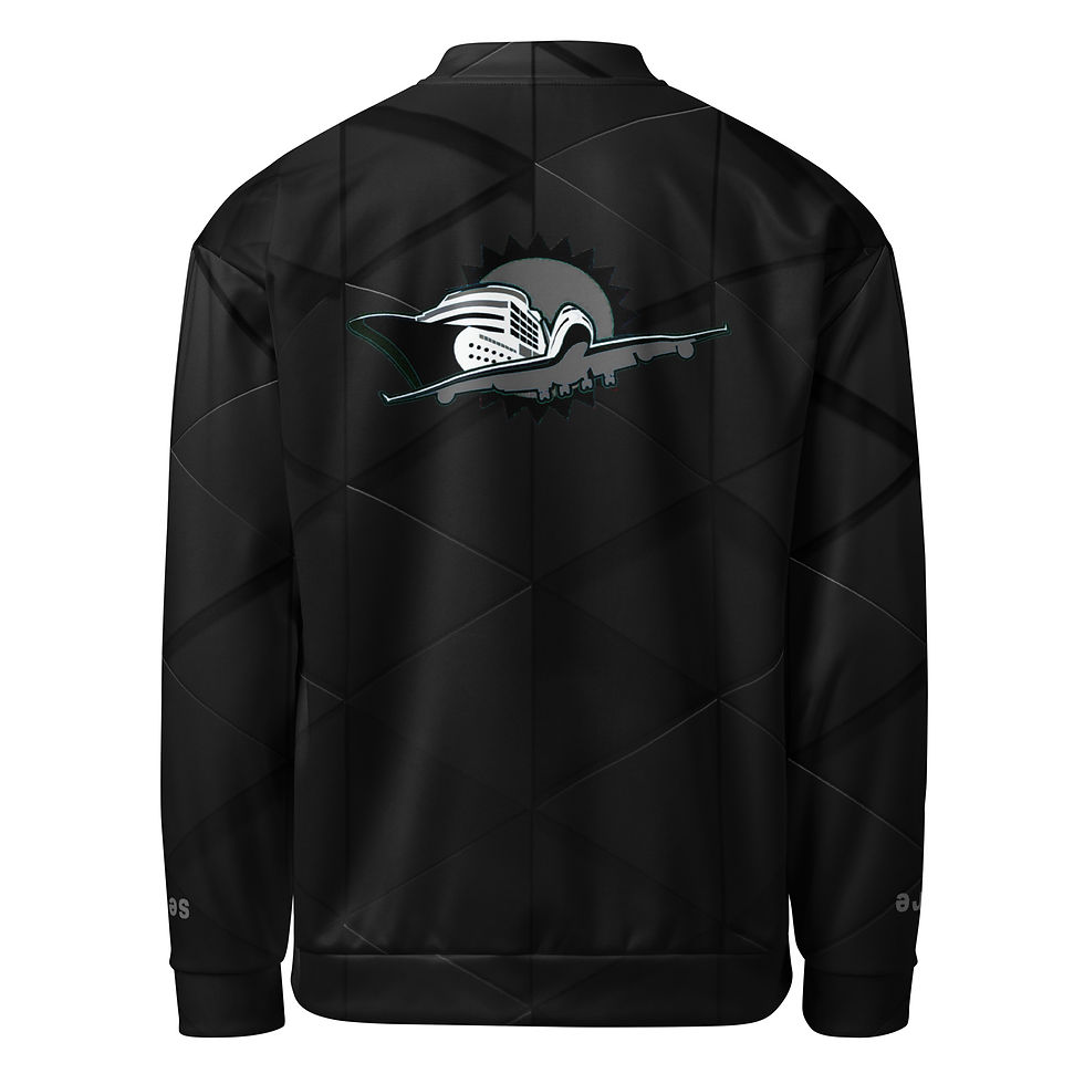 Thumbnail: DreamChaser Logo (Life Fades 2 Edition) Unisex Bomber Jacket 