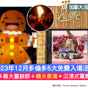 【加拿大活動介紹】2023年12月：多倫多5大免費入場活動