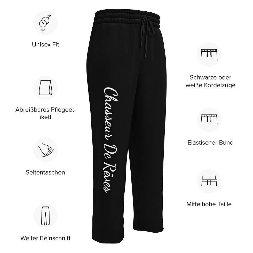 Thumbnail: 'Chasseur De Rêves' Wide-Leg Joggers (Unisex)