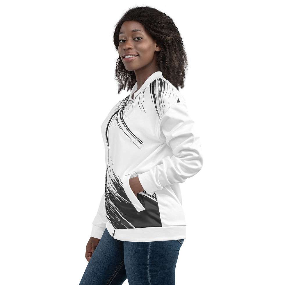 Thumbnail: DreamChaser Logo (Life Fades Edition) Unisex Bomber Jacket