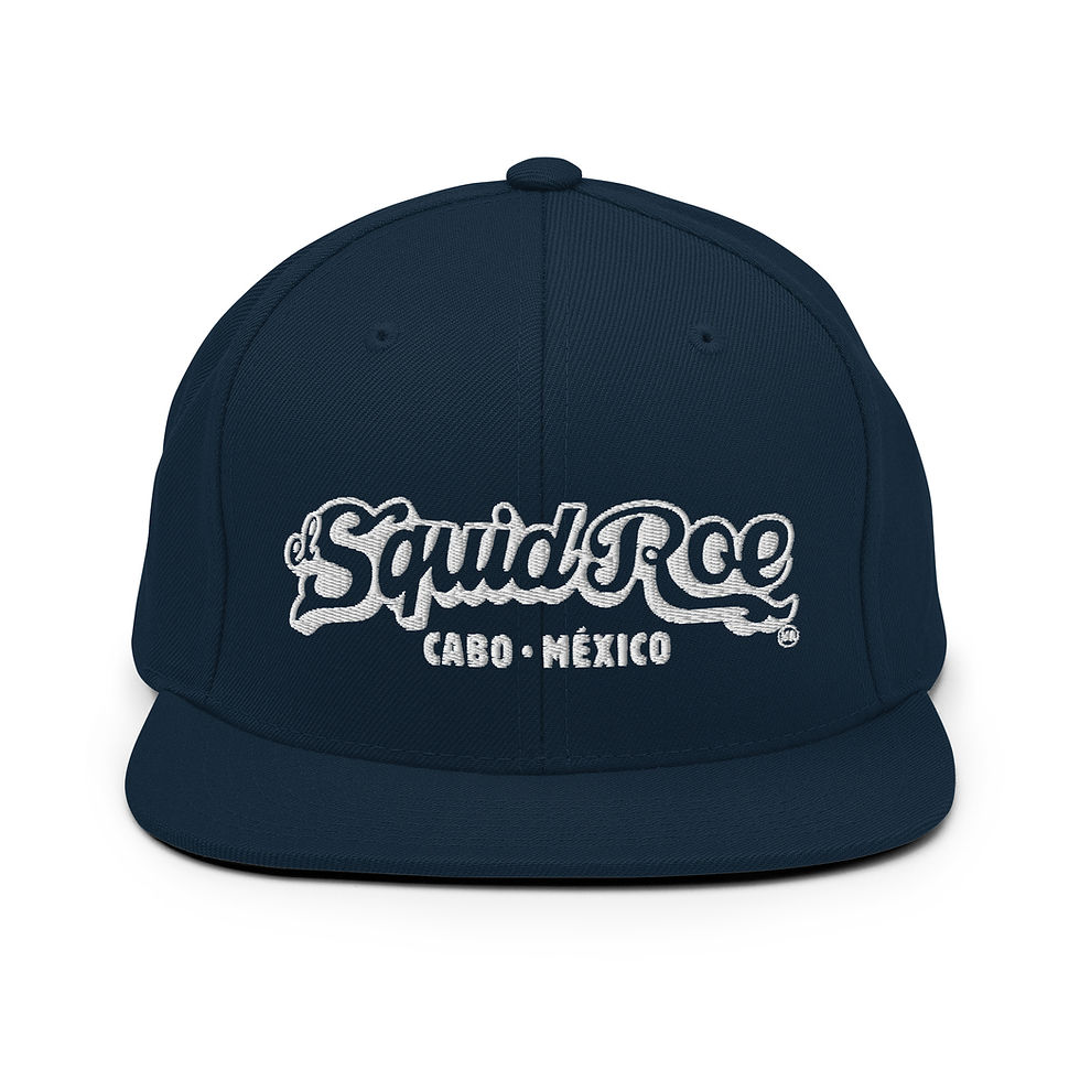 Thumbnail: El Squid Roe Embroidered Snapback Hat