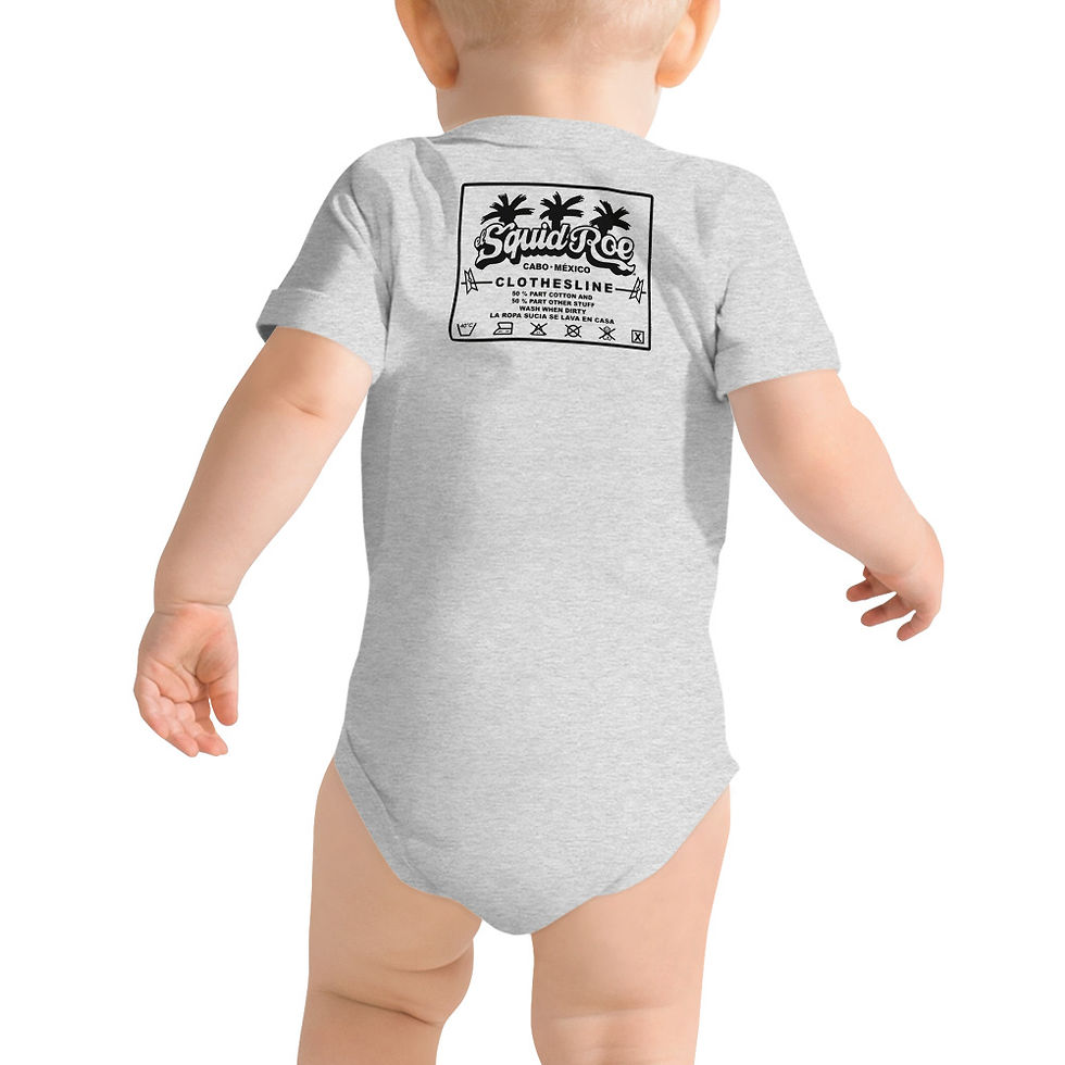 Thumbnail: El Squid Roe Sketch Baby Short Sleeve One Piece