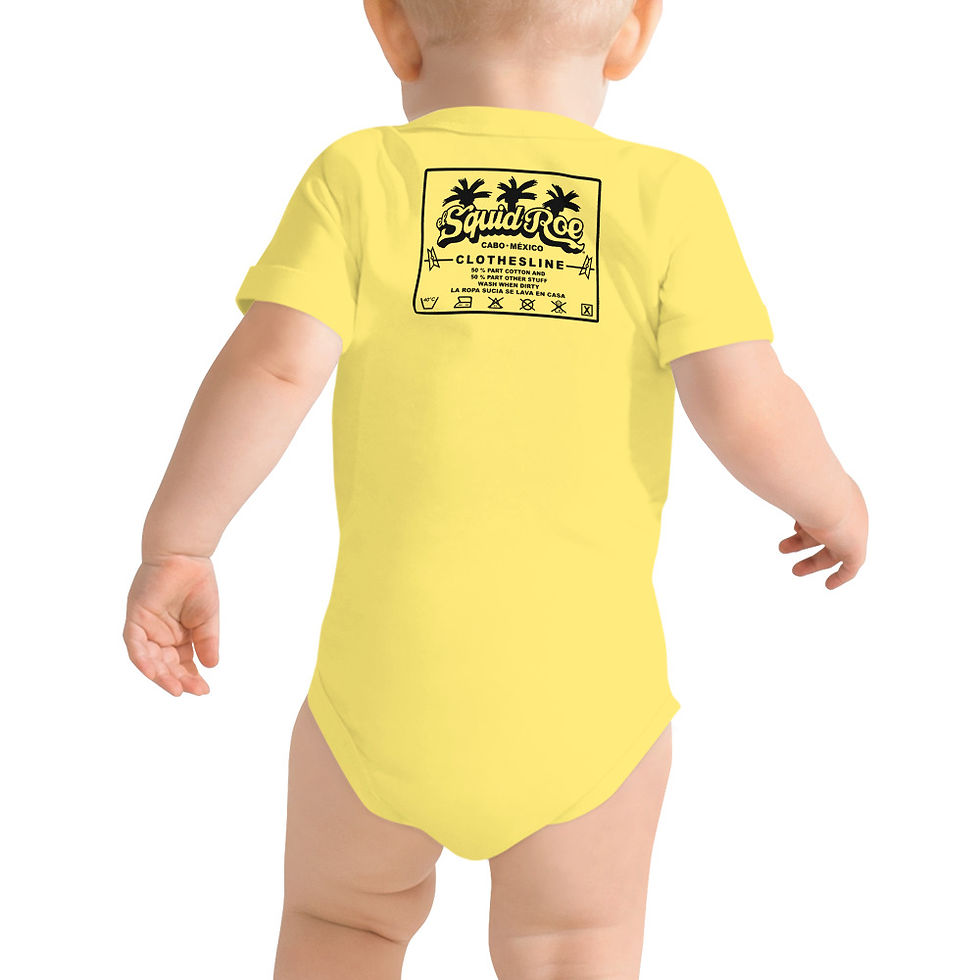 Thumbnail: El Squid Roe Sketch Baby Short Sleeve One Piece
