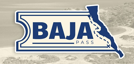 Baja Pass Logo with Background Image