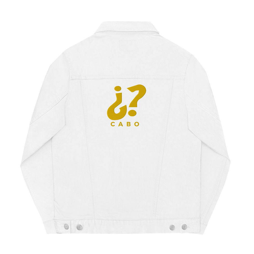 Thumbnail: The Nowhere Bar ¿? Embroidered Denim Jacket 