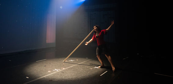 Megan Lowe and Brenton Cheng performing "Tangram" (Excerpts) in CounterPulse Gala, May 2022