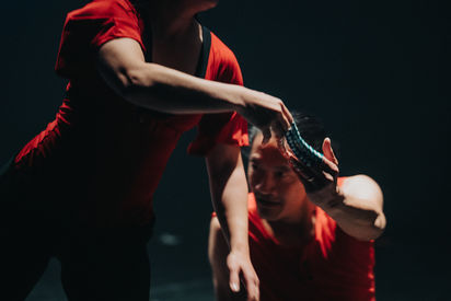 Megan Lowe and Brenton Cheng performing "Tangram" (Excerpts) in CounterPulse Gala, May 2022