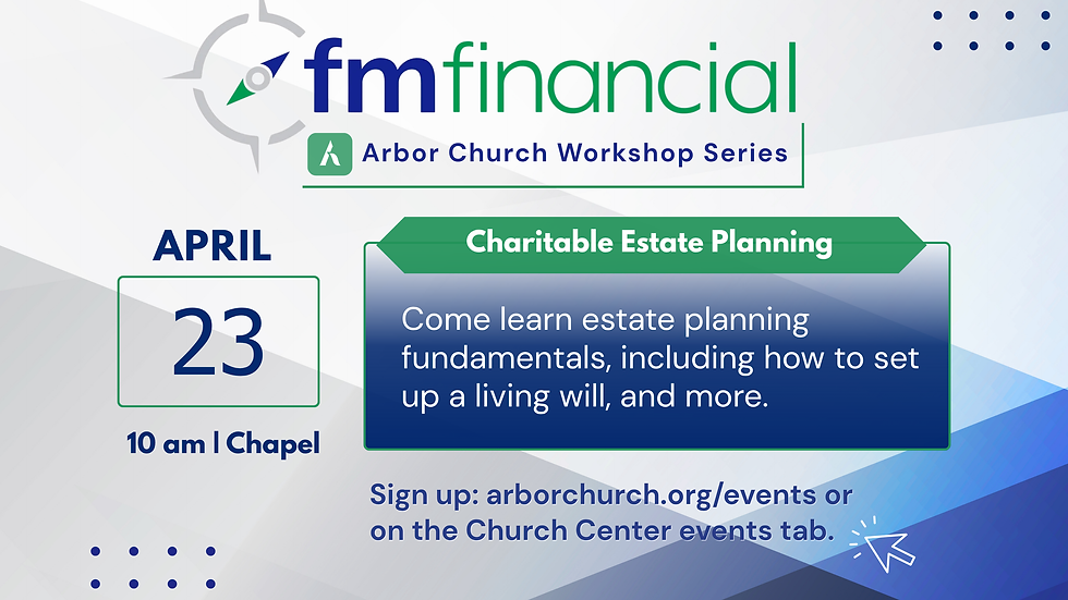 FM Financial Charitable Estate Planning Workshop