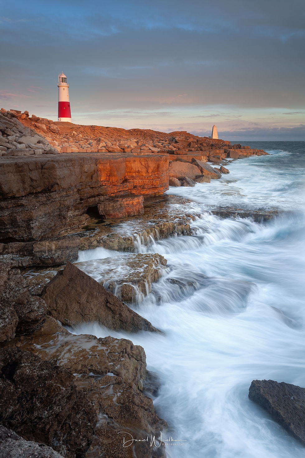 Portland sunset light long exposure dorset daniel wretham landscape photography