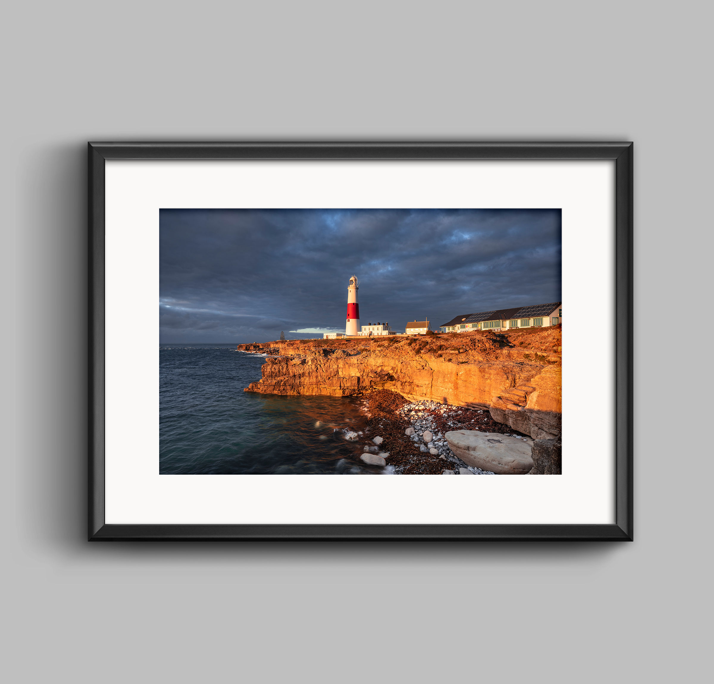 PRINT - Morning Light on Portland Bill