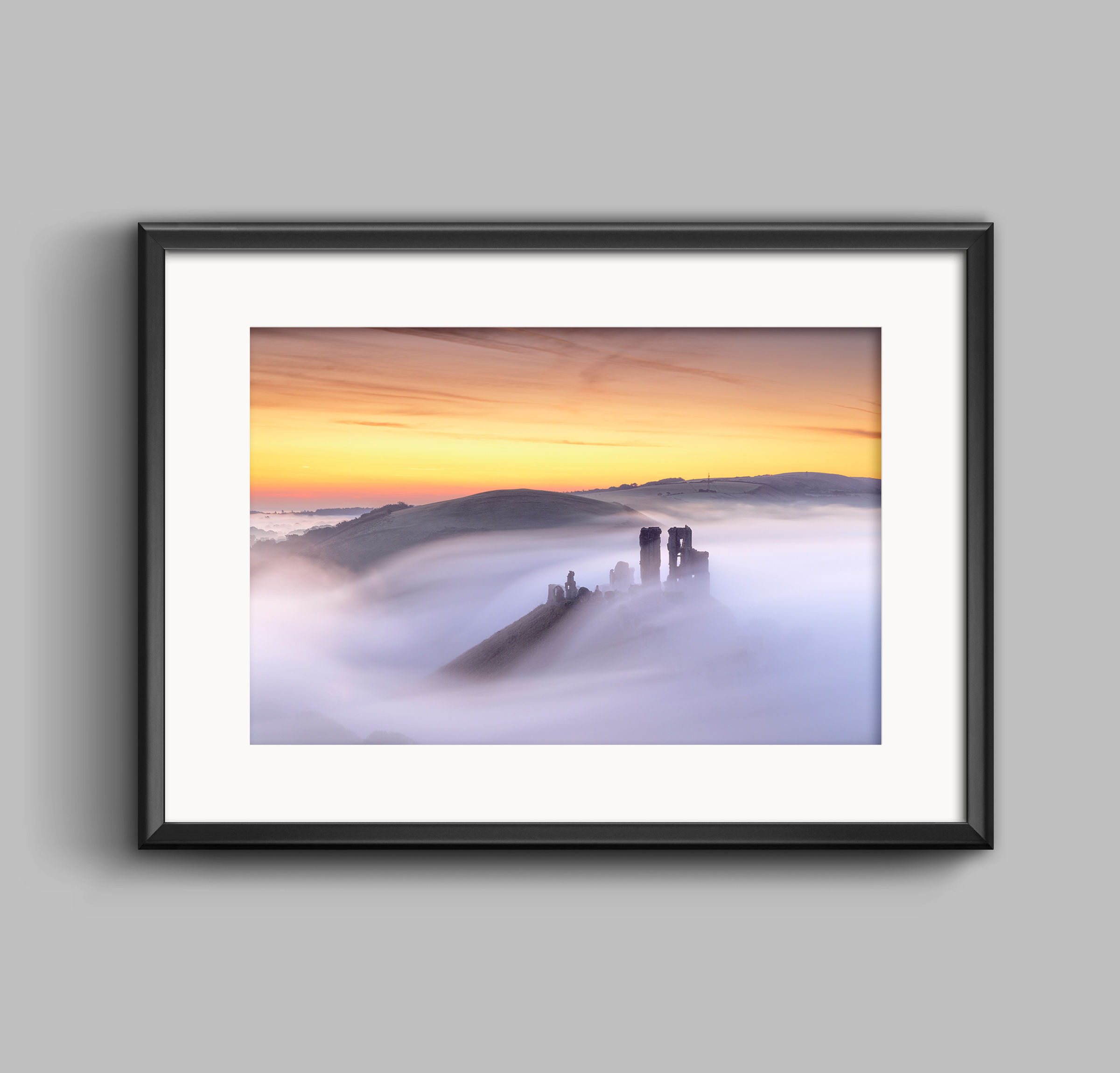 Print Of The Month - Corfe Castle Sunrise