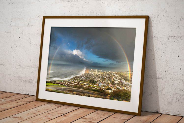 Chesil beach rainbow