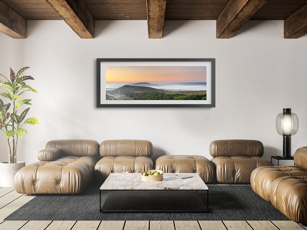 縮圖：Dawn Over Dorset - PANORAMIC PRINT 3:1 Ratio