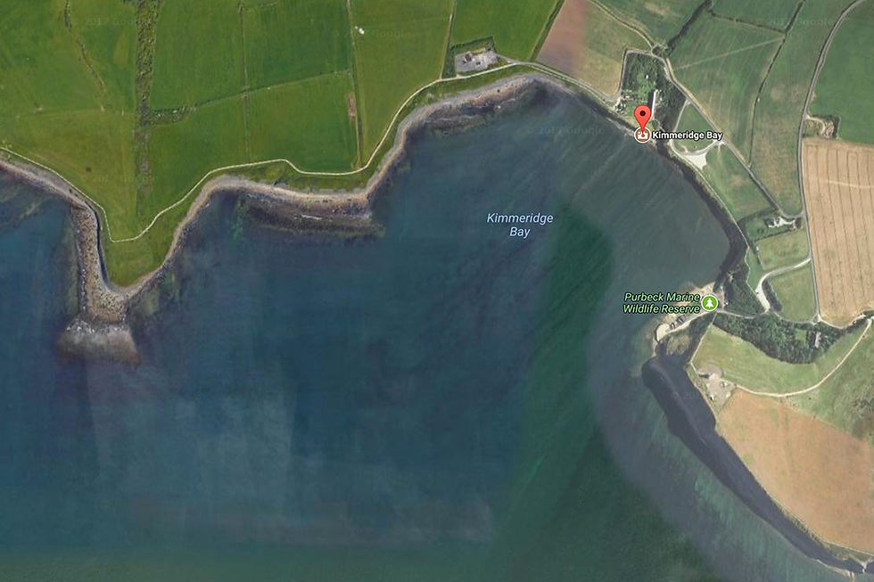Map of Kimmeridge Bay