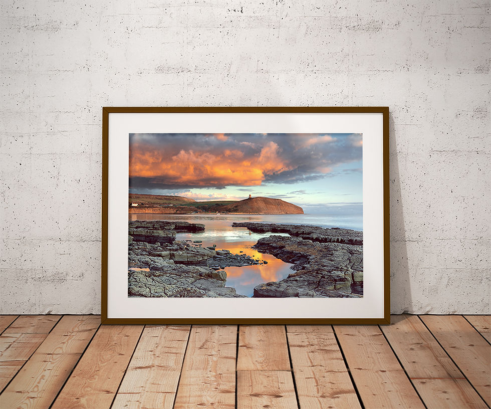 Миниатюра: PRINT - Kimmeridge Bay Sunset