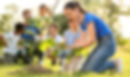 Young Group Planting Trees