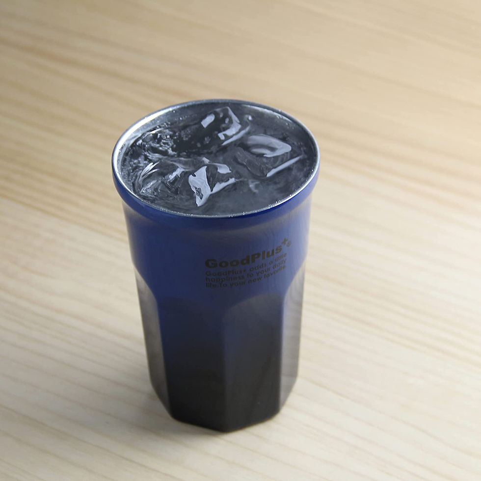 サムネイル： 真空断熱ステンレス 蓋付 タンブラー 〈エアゼロ〉 450ml (グラデブルー)