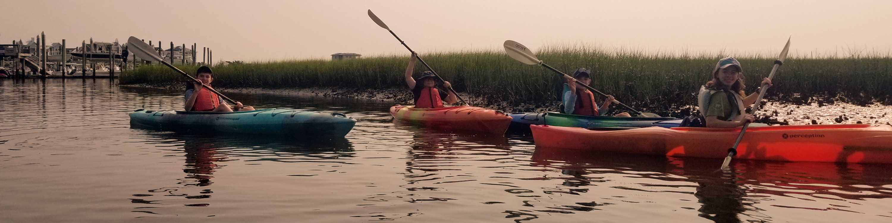 The first Three Pines Project apprentice celebration took place in 2025 with a day of kayaking