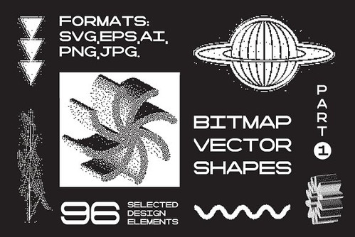 Bitmap - Vector Shapes. Part 1 | Sosouthernsoundkits