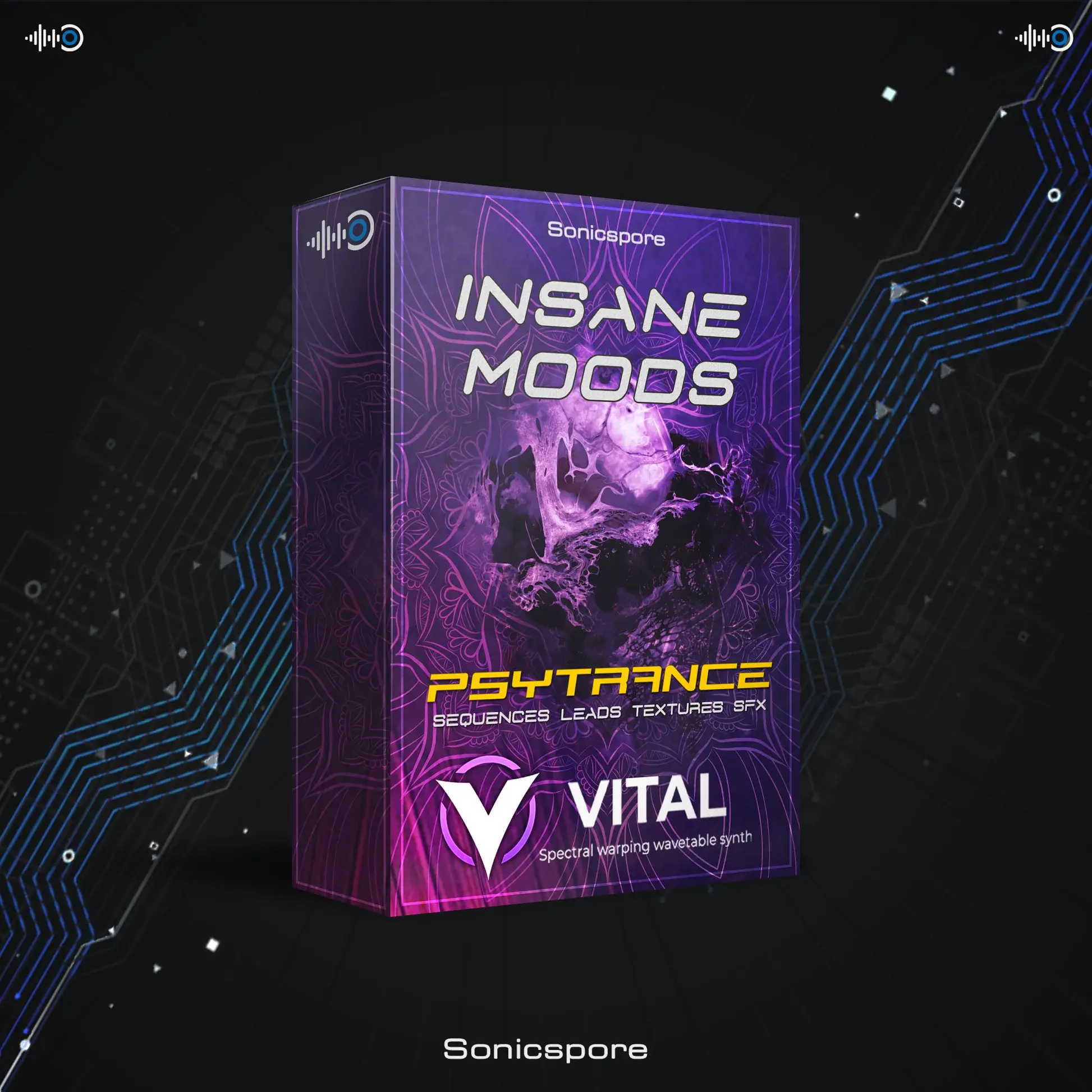 Sonicspore - INSANE MOODS - Psytrance (Vital)