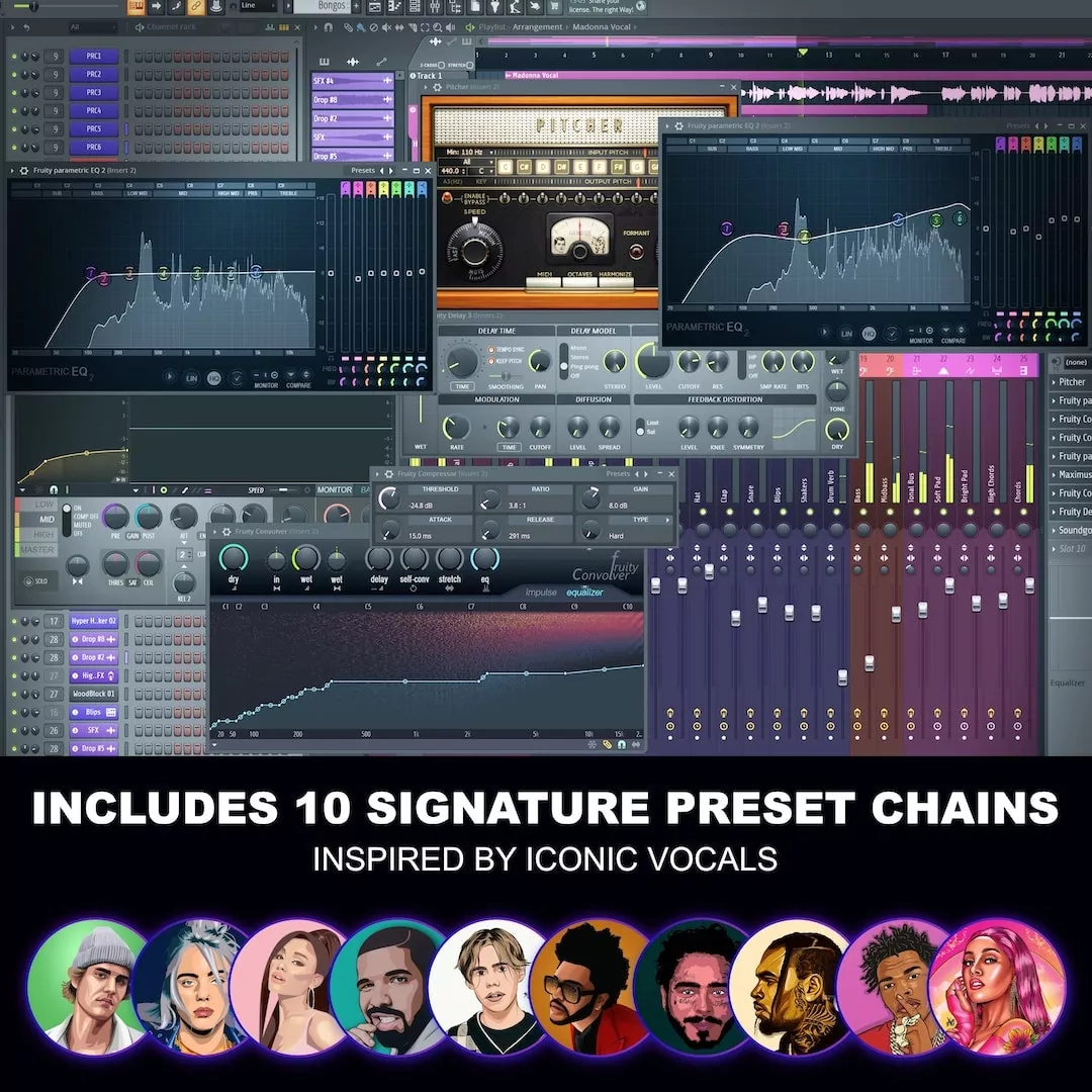 Preset Pros - Ultimate Pro Vocal Chain Presets (FL STUDIO)