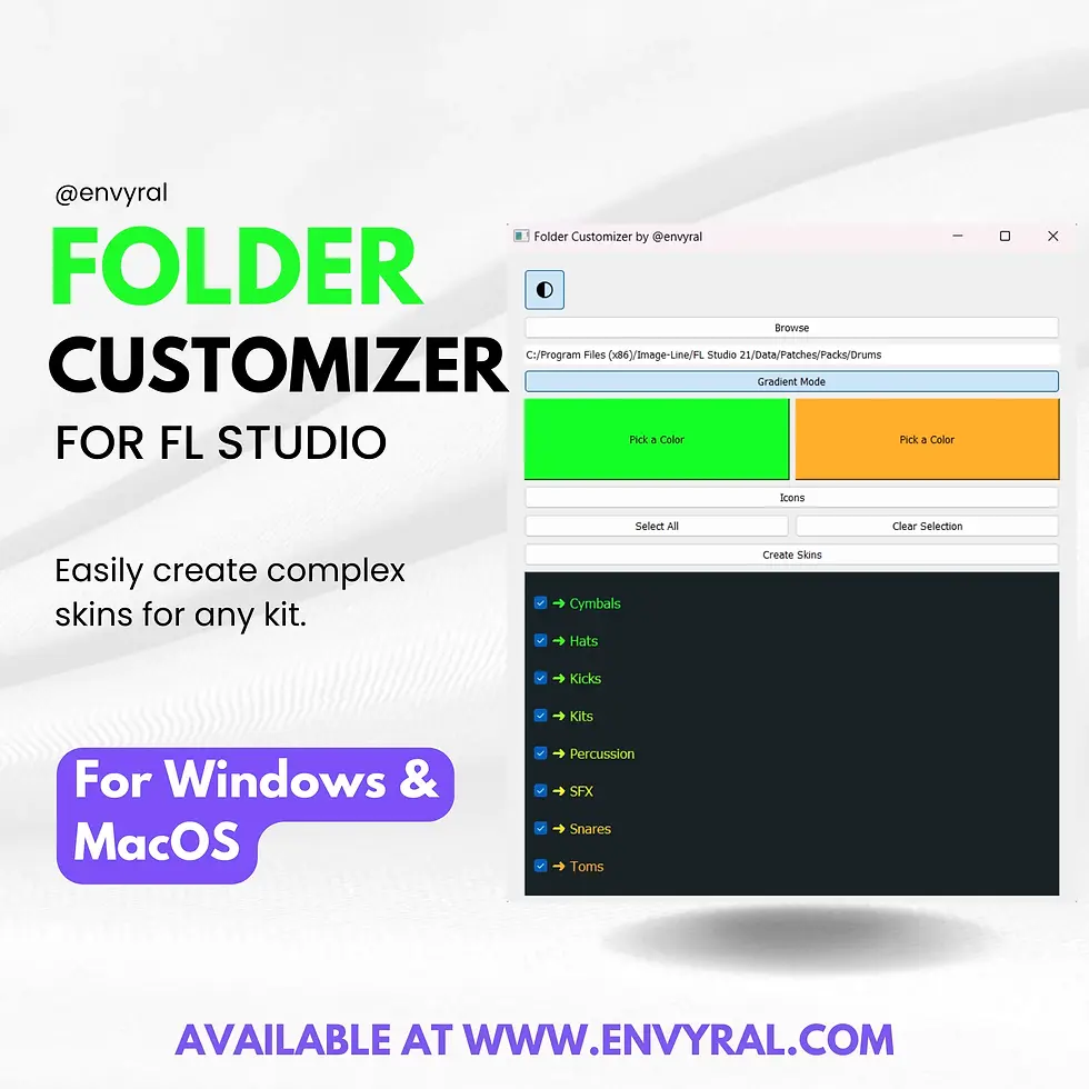ENVYRAL - FOLDER CUSTOMIZER