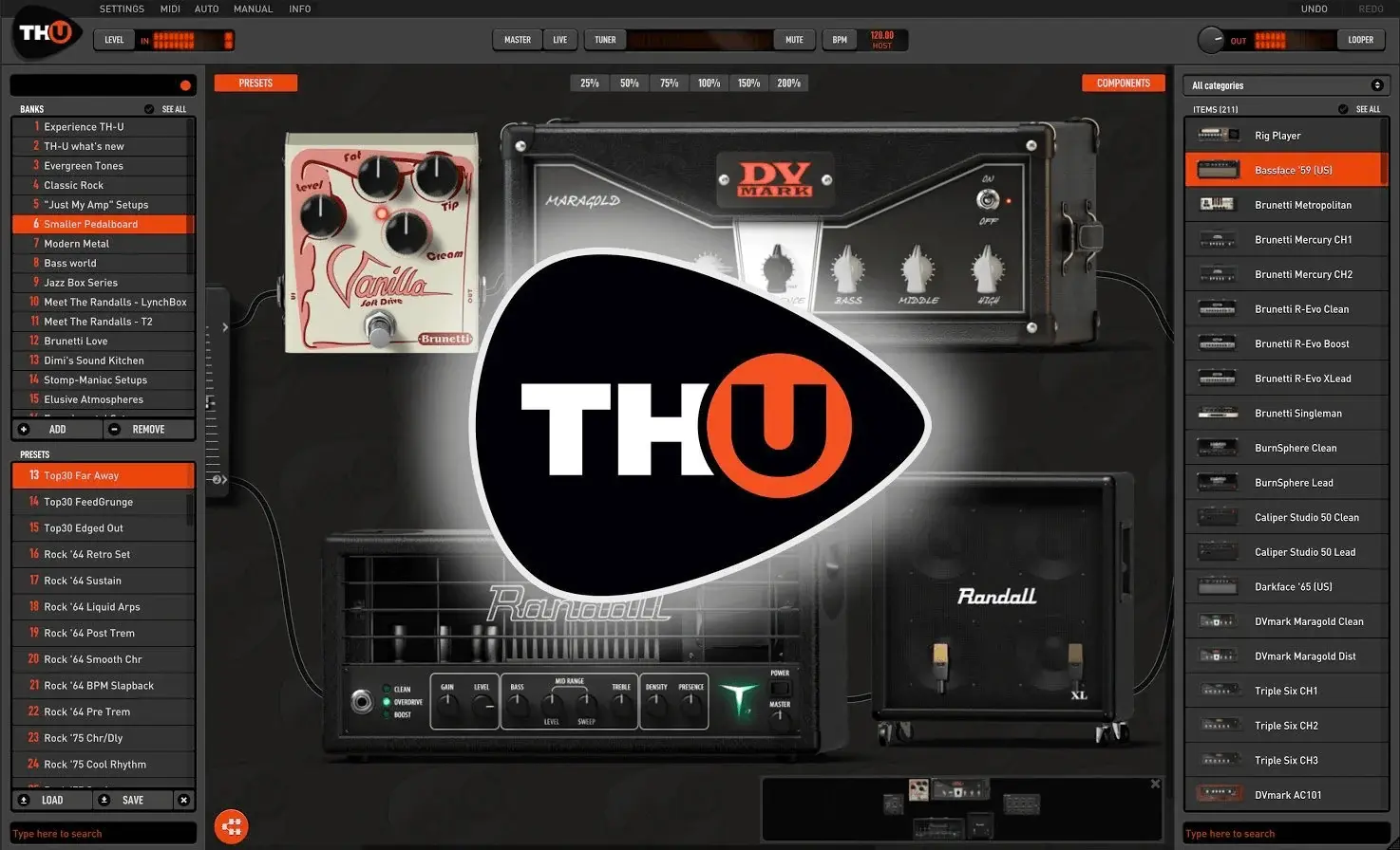 Overloud TH-U Premium (Guitar & Bass Amp Simulator Plugin)