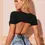 Thumbnail: Tie Back Crop Tee