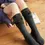 Thumbnail: Black Thermal Over The Knee Socks