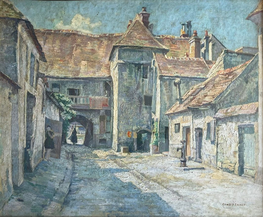 Edgar Rowley Smart 'The Court Yard, Moret-sur-Loing'