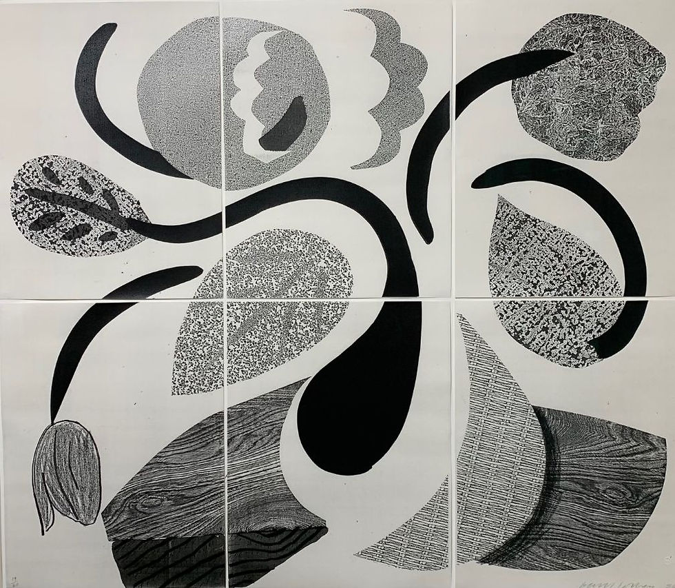 David Hockney 'Dancing Flowers'