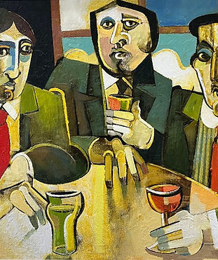 Geoffrey Key 'Bar Room Drinkers'