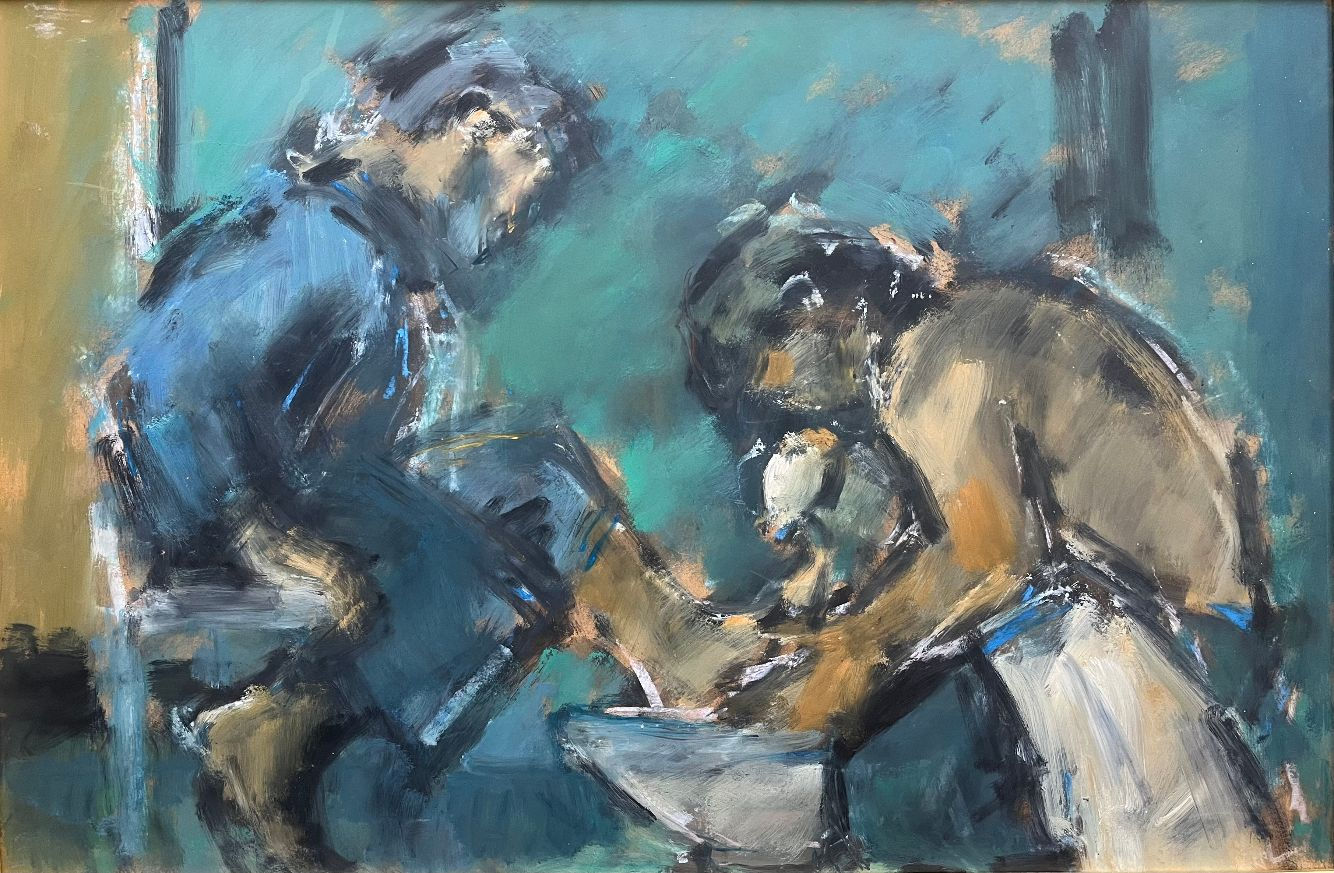 Ghislaine Howard 'Washing of the Feet (Study)'