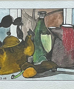 Geoffrey Key 'Still Life with Capsicum'
