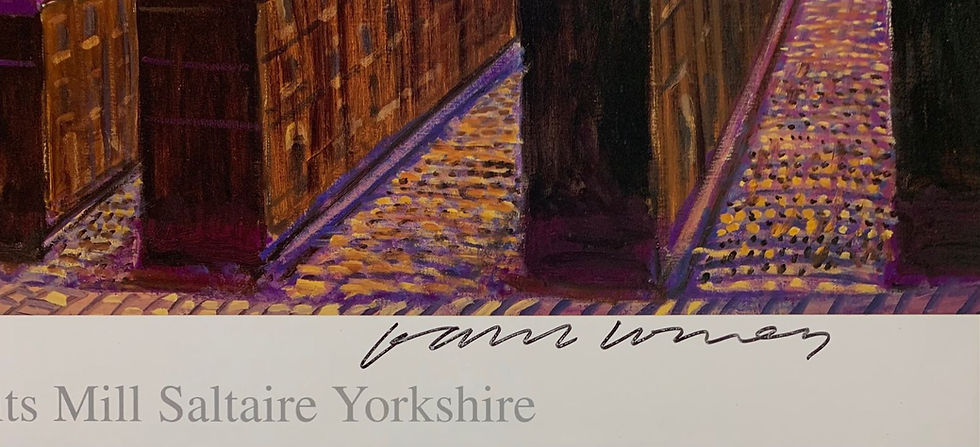 Thumbnail: David Hockney 'Salts Mill, Saltaire, Yorkshire' (Signed)