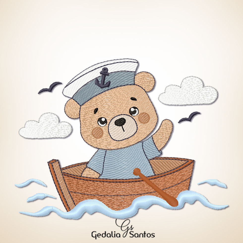 Miniatura: Ursinho Marinheiro