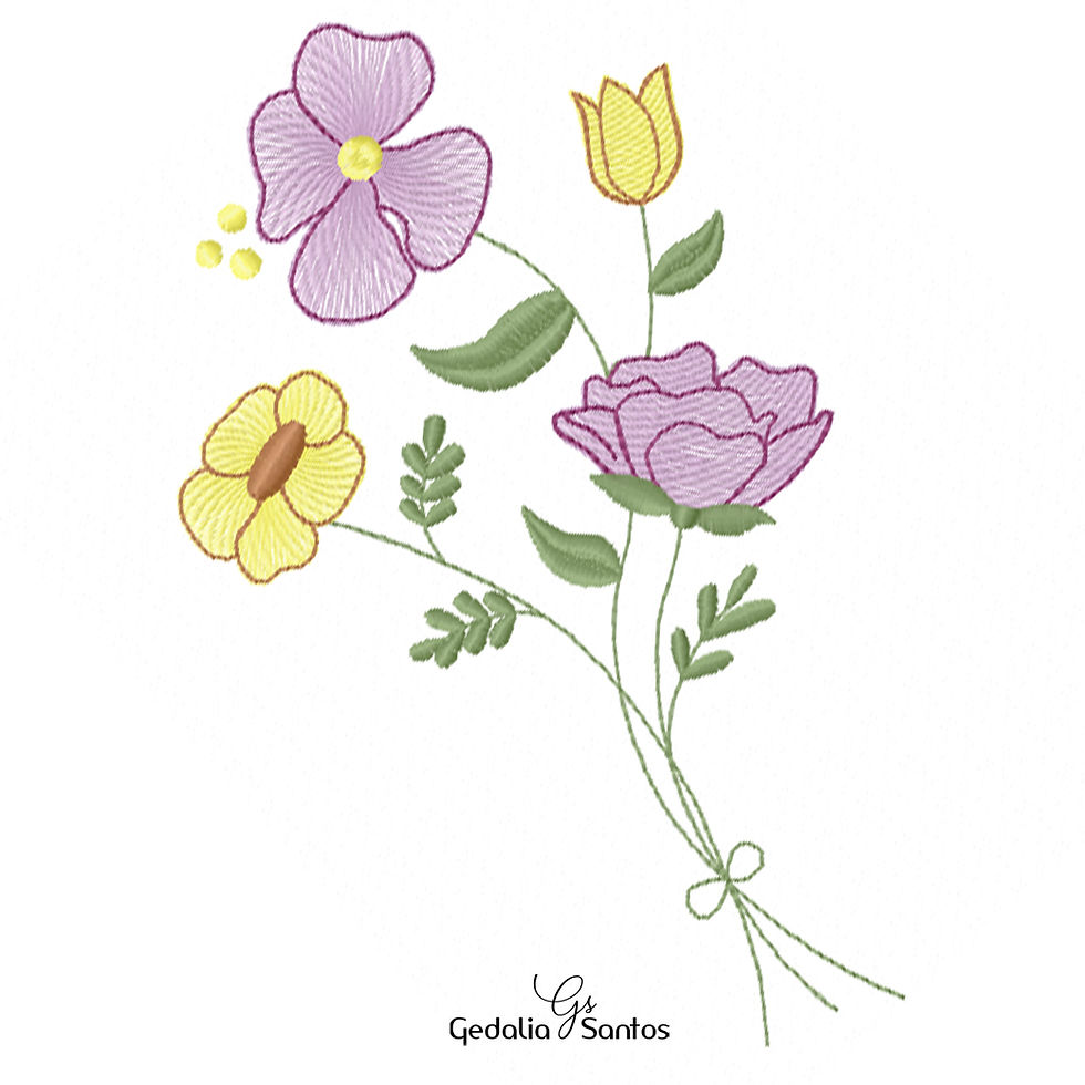 Miniatura: Flores Laços