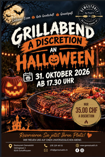 Halloween Grillabend