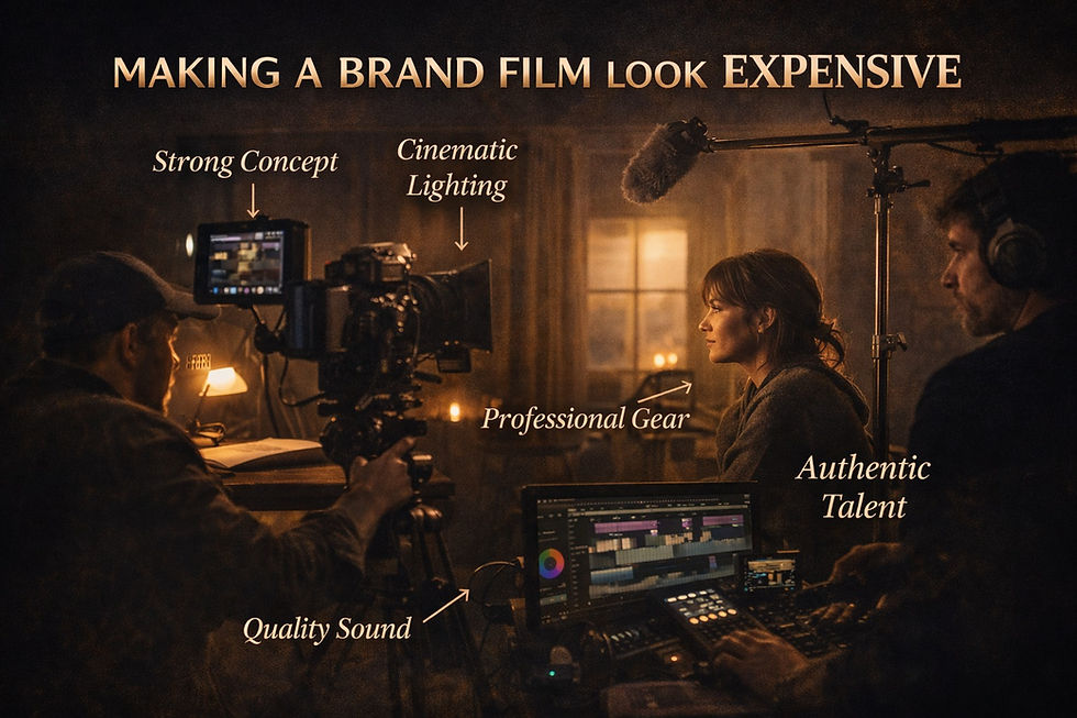 A brand film doesn’t need a massive budget to feel premium. Many memorable and impactful brand films are made with limited resources, yet they look and feel “expensive.” The difference lies not in money, but in clarity, taste, and execution.