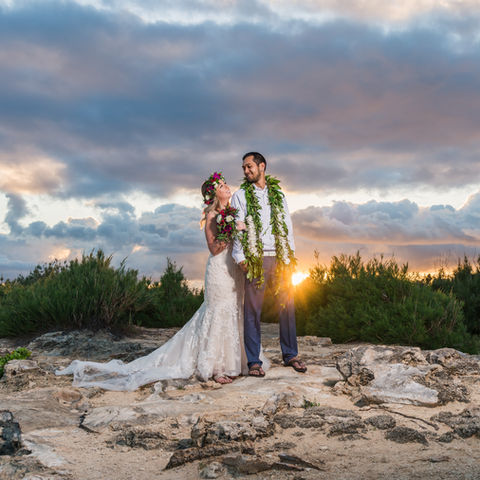 Kauai Island Weddings - Sunset & Twilight Wedding Photography Kauai 17
