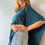 Thumbnail: Merino Wool Poncho | Deep Teal Green | Midweight Rib