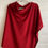 Thumbnail: Merino Summer Poncho | Carmine Red | Lightweight Jersey