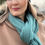Thumbnail: Merino Travel Wrap & Scarf | Dusty Teal | Midweight Rib