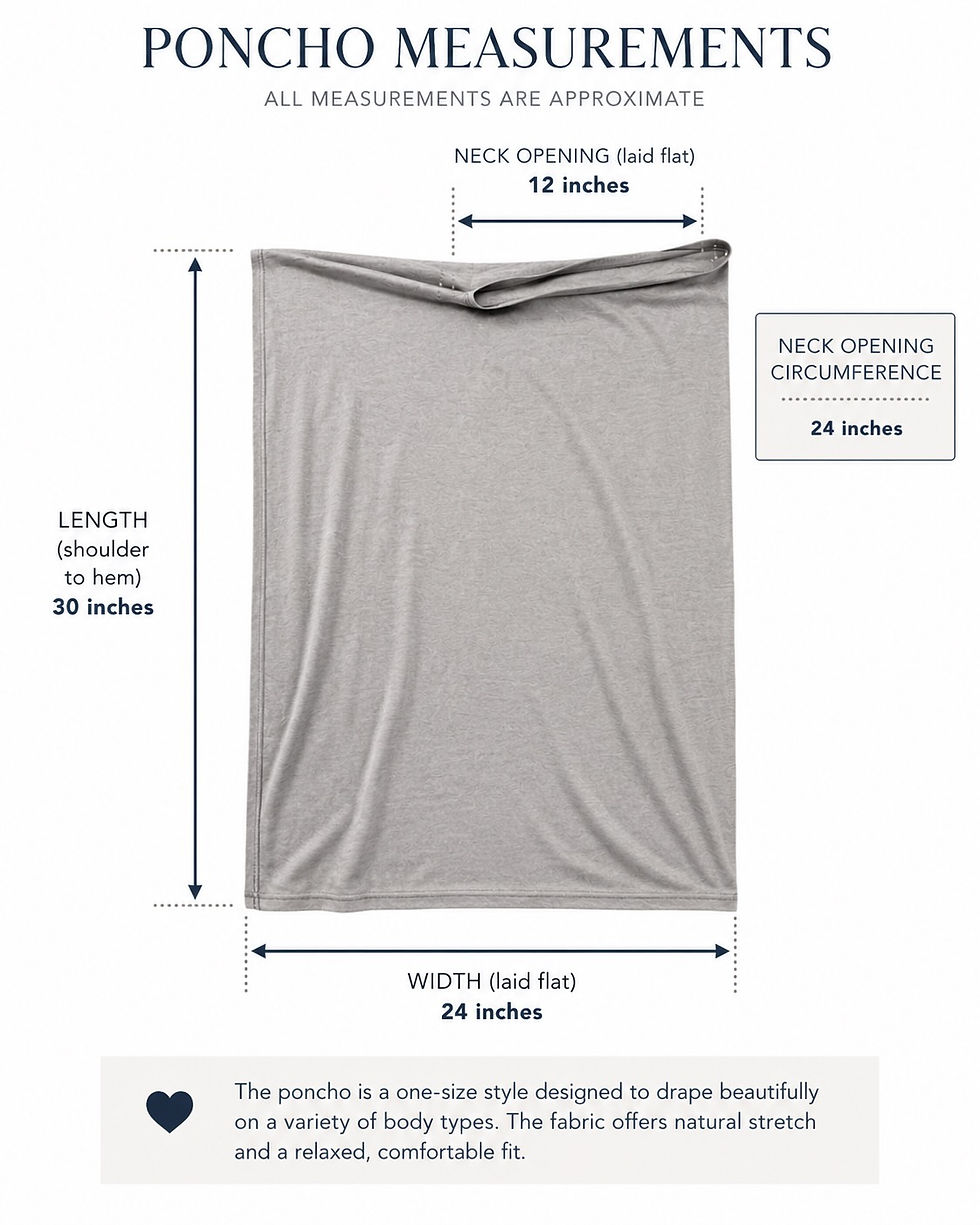 Thumbnail: Merino Wool Poncho | Dark Grey | Midweight Rib