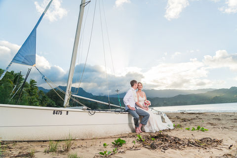 Kauai Island Weddings - Hanalei Bay wedding 17