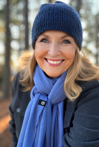 margarines hooded scarf blue フードスカーフ margarines hooded scarf blue フードスカーフ margarines