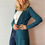 Thumbnail: Coatigan Duster | Deep Teal Green | Midweight Rib