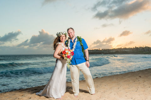 Kauai Island Weddings - Sunset & Twilight Wedding Photography Kauai 11